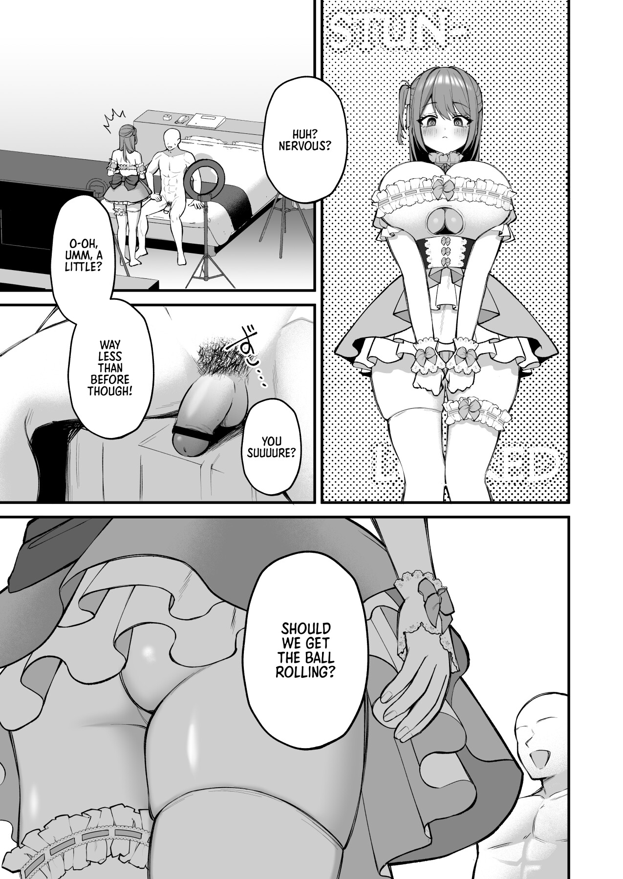 Hentai Manga Comic-An L-Cup College Chick's Porn Escapade with a Behemoth - Paizuri Time-Read-14
